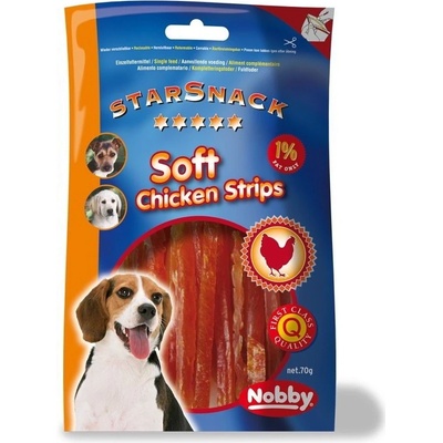 Nobby Starsnack Soft Chicken Strips premiový 70 g
