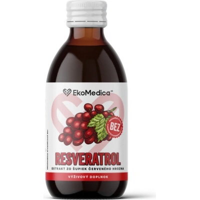 EkoMedica SK Resveratrol extrakt zo šupiek červeného hrozna 250 ml