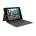 Logitech Rugged Keyboard Folio - безжична клавиатура, с удароустойчив кейс и поставка за iPad 7 (2019), iPad 8 (2020) (черен)