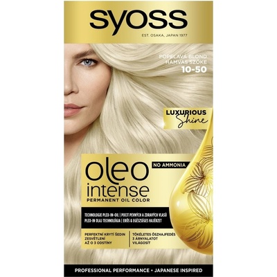 Syoss Oleo Intense Color bez amoniaku 10-50 popelavá blond