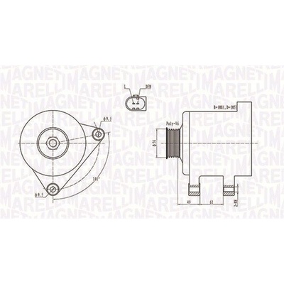 Generátor MAGNETI MARELLI 063731782010