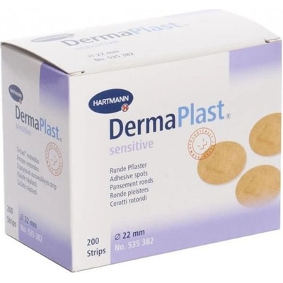 DERMAPLAST náplasti Soft kulaté průměr 22 mm 200 ks