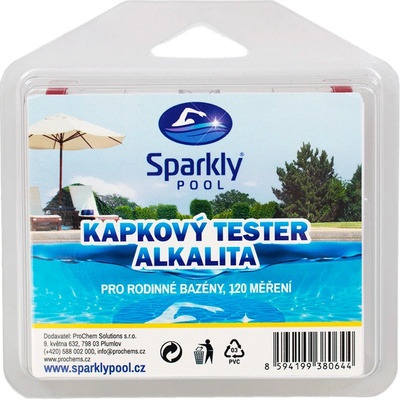 Sparkly POOL Kapkový tester bazénové vody alkalita – Hledejceny.cz