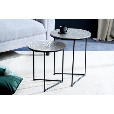 LuxD Khalil 40 cm antik strieborná