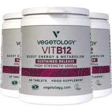 Vegetology B12 1000µg Cyanocobalamin 60 tablet 3-balení