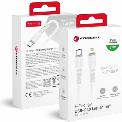 Forcell C346 typu C na Lightning PD 3A 27W 1m bílý