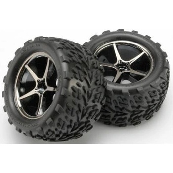 Traxxas колело 2.2", диск Gemini черен хром, гуми Talon (2)
