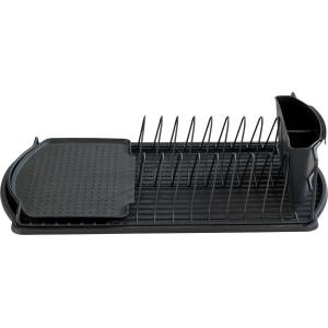 WENKO 54767100 - Отцедник за съдове BASIC 47, 5 x 26, 5 см черен (WE0483)