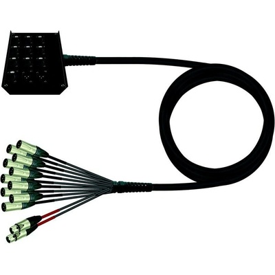 10/2 Stagebox s bičem-rozpletem , Neutrik - 30 m