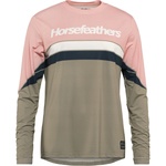 Horsefeathers Дамска фланелка с дълъг ръкав за колоездене Horsefeathers Women's Quantum L/S Bike Jersey Cycling jersey - Lotus / Taupe (156-2803-0212)