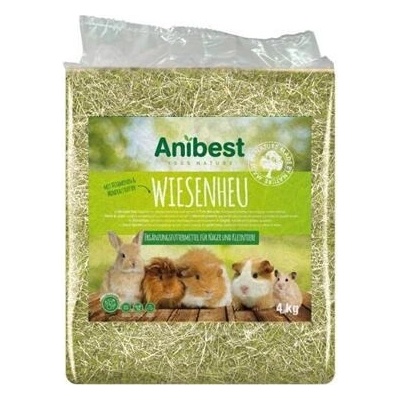 Anibest Luční seno pro králíky a hlodavce 4 kg