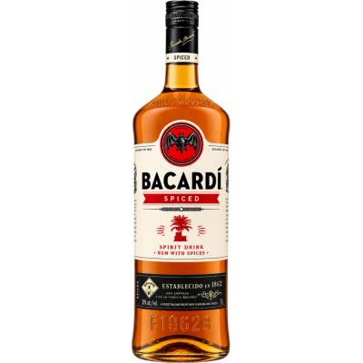 Bacardi Spiced 35% 1 l (holá láhev)