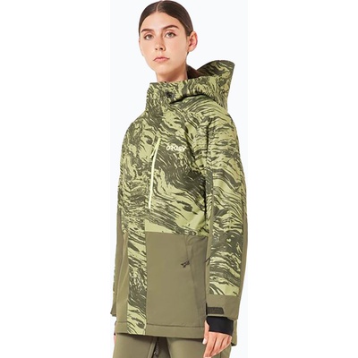 Oakley Дамско яке за сноуборд Oakley TNP TBT Insulated duality swirl dbl green