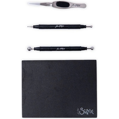 Sizzix Pomůcky pro tvoření z papíru Tim Holtz sada (4ks)