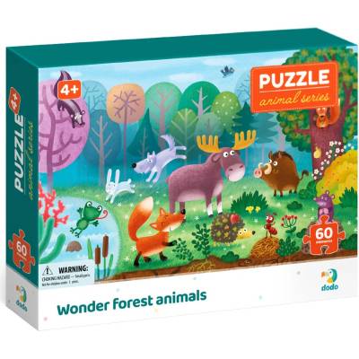 dodo Пъзел DoDo от 60 части - Чудни горски животни (300375)