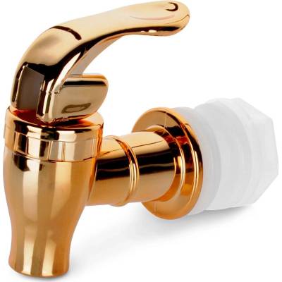 Náhradní kohoutek na nápojový dispenser – měděně zlatý