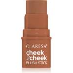Claresa Cheek 2 Cheek бронзър-крем в стик цвят 02 Milk Choco 6 гр