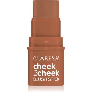 Claresa Cheek 2 Cheek бронзър-крем в стик цвят 02 Milk Choco 6 гр
