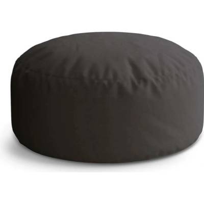 Sablio Taburet Circle Charcoal: 38x48 cm