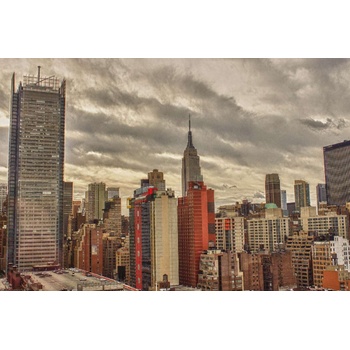 DIMEX ART s. r. o Флизелинов фототапет въздушен изглед на ню йорк 375 x 250 см