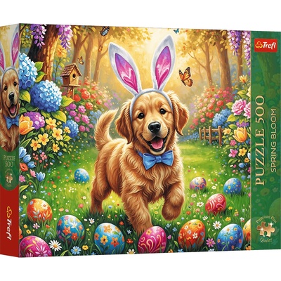 TREFL Premium Plus Spring Bloom Velikonoční pes 500 dílků