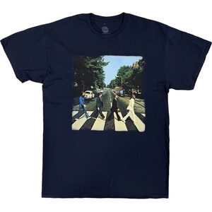 The Beatles Vintage Abbey Road (Back Print) Navy Blue L Риза (BEATTEE03MN03)