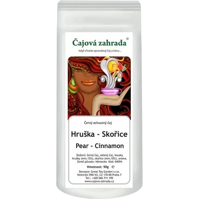 Čajová zahrada Hruška & Skořice skořicový čaj černý čaj 500 g