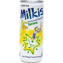 Lotte Milkis mléčná soda s banánovou příchutí 250 ml