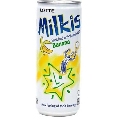 Lotte Milkis mléčná soda s banánovou příchutí 250 ml – Zboží Mobilmania