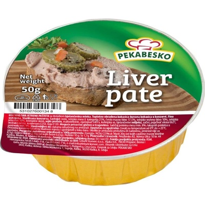 Pekabesko Játrová paštika 50 g
