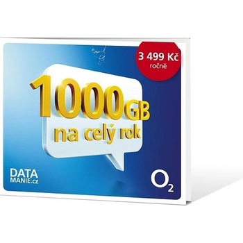 O2 Roční datové připojení 1TB SMALLPGO.0GP1T60