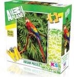 KS Games Animal Planet пъзел 100 части - Папагал - Алена Ара (24x34)