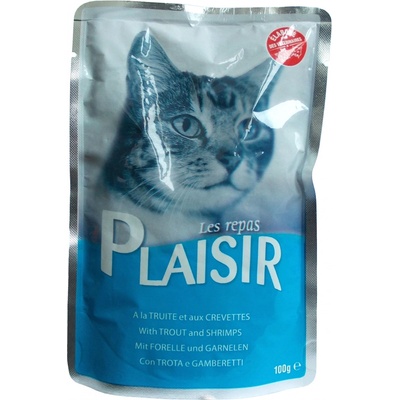 Plaisir Cat pstruh + krevety 100 g
