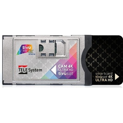 TiVusat Telesystem SmarCam 4K ULTRA HD CI+ vrátane čiernej čipovej karty