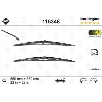 SWF Das Set 550+550 mm 116348