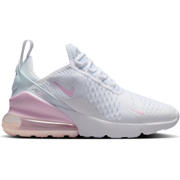 Nike Детски обувки Nike Air Max 270 Big Kids' Shoes - Wht/Pink/Grey