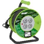 Acar Навиващ се удължител Acar PZ-4Z, 20м, 4 гнезда, 2300W (M02047)