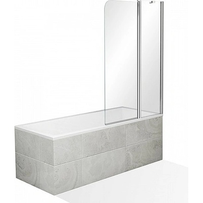 Roth Outlet OBV2 120 x 140 cm vanová zástěna dvojdílná otevíratelná 4000740