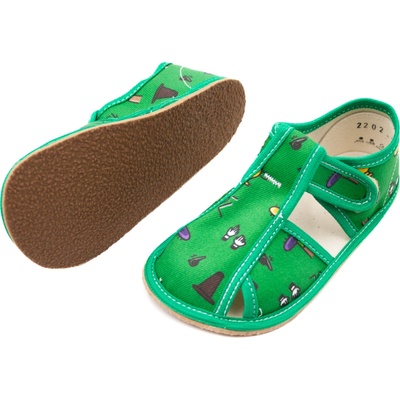 Baby Bare Shoes SLIPPERS FOOTBALL