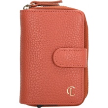 Charm London dámska kožená peňaženka Union Square oranžová