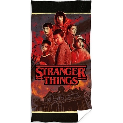 Carbotex osuška Stranger Things Season 4 100% bavlna froté s gramážou 320 gr./m² 70 x 140 cm