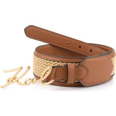 Karl Lagerfeld opasok K/SIGNATURE MD RAFFIA BELT rôznofarebná