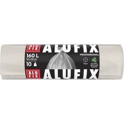 Alufix Чувал за боклук ALUFIX 160 л, прозрачен, LDPE, 90x110 см, 10 броя MS16020TRUNI (MS16020TRUNI)