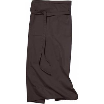 CG Workwear Gastro zástěra Roma odolná proti pomačkání Hnědá CGW1260