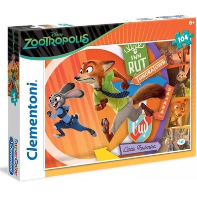 Clementoni Clementoni: Зоотрополис 2025 - пъзел от 104 части (25081)