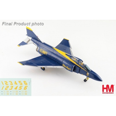 Hobby Master F-4J Phantom II USN Blue Angels 1969 w Decal Sheet 1:72