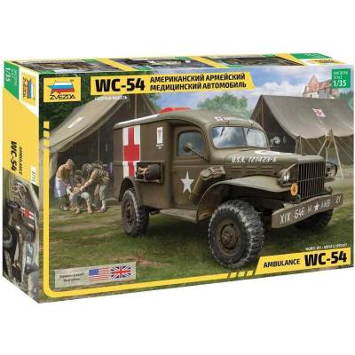 ZVEZDA Model Kit military WC-54 Ambulance 1:35