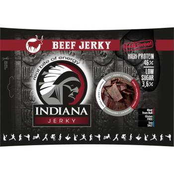 Indiana Jerky Hovězí Hot & Sweet 100 g