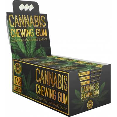 Multitrance Žuvačka Cannabis Sativa (17 mg CBD), 17 g