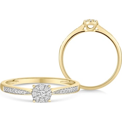 Sofia Diamonds zlatý zásnubný prsteň s diamantmi UDRG59133Y H I1